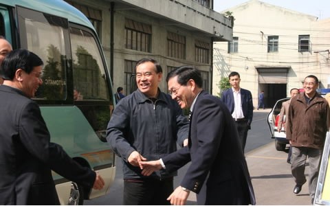 呂祖善省長來我集團公司調研，加快發(fā)展裝備制造業(yè)