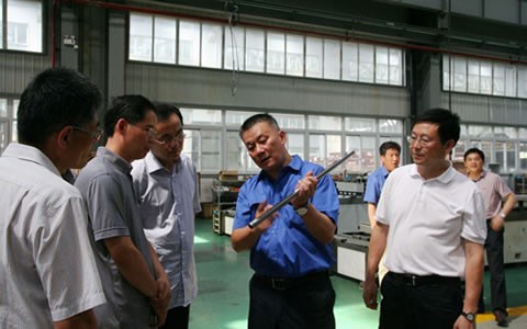 省經(jīng)信委李上葵總工程師來(lái)杭機(jī)調(diào)研考察